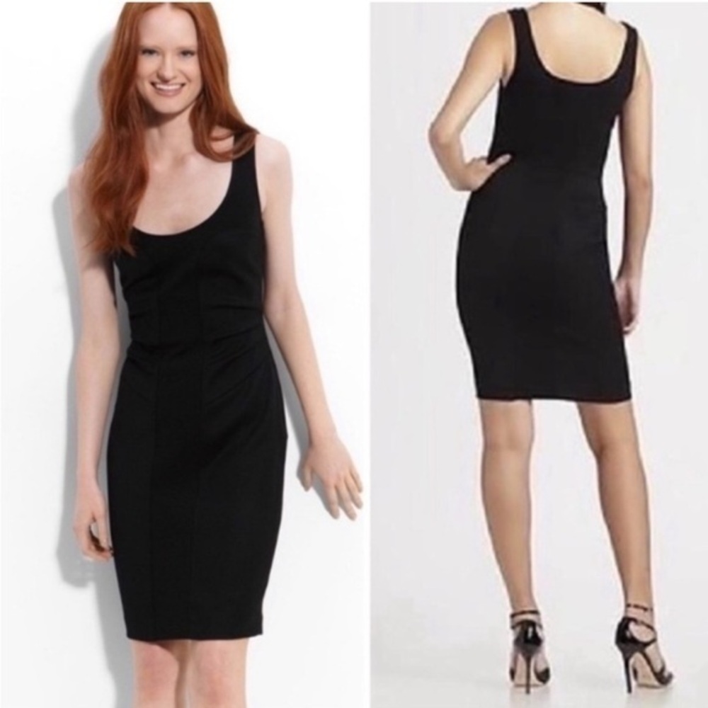 Diane Von Furstenberg Ulani Black Sheath Dress